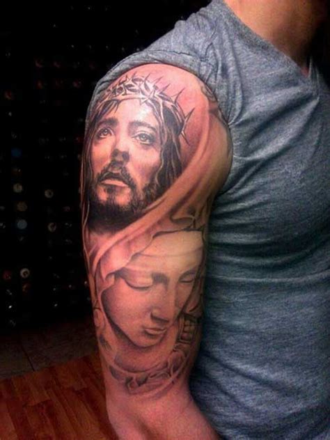 50 Tatuagens de Jesus Cristo: Braço, Costas,。